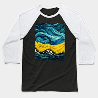 Illustrations inspired by Vincent van Gogh Baseball T-Shirt